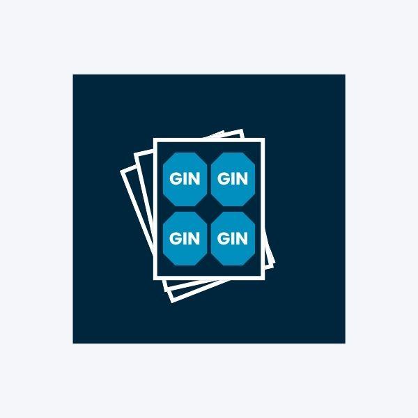 Labels-on-sheets