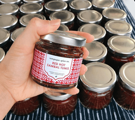 Rempapa-Red-Hot-Sambal-Jar-Label